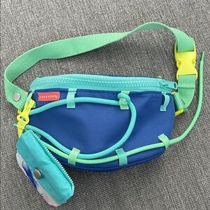 Lovevery Kids Blue & Teal Belt Bag